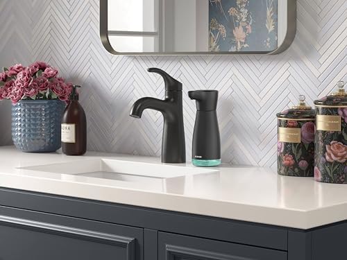 AIKE Magnetic Charging Automatic Liquid Soap Dispenser, Matte Black