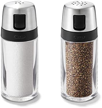 OXO Good Grips Salt and Pepper Shaker Set, Twist-Off Lid