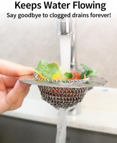 TRAPMATE Kitchen Sink Drain Strainer, 4.4-Inch