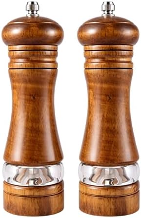 Wooden Salt and Pepper Grinder Set