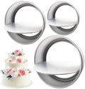 Aluminum Round Cake Pans, 3pcs Nonstick Baking Pan with Removable
