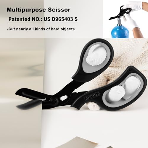 MEUUT All Purpose Scissors 8 Inch 3 Pack utility scissor for Heavy