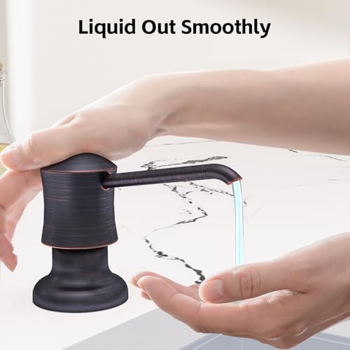 SAMODRA Sink Soap Dispenser, 12 OZ, Oil Rubbed Bronze