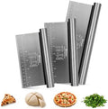 Bakerpan Stainless Steel Dough Cutter Set, 10, 8, 6 Inch