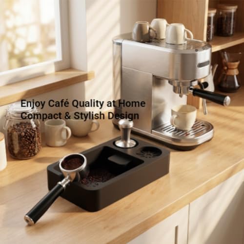 Silicone Espresso Knock Box & Tamping Station