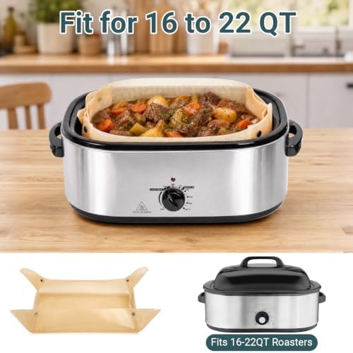 Silicone Electric Roaster Liners for 18-22 Quart Roaster Oven