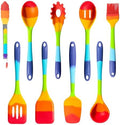 9-Piece Rainbow Silicone Spatula Set, Multicolor