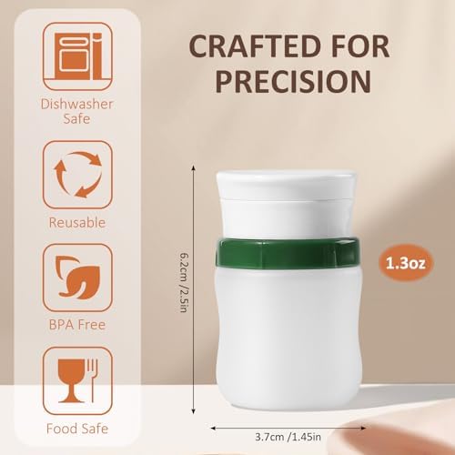 Condiment Squeeze Bottles, 1.3-oz salad dressing container to go, Leak
