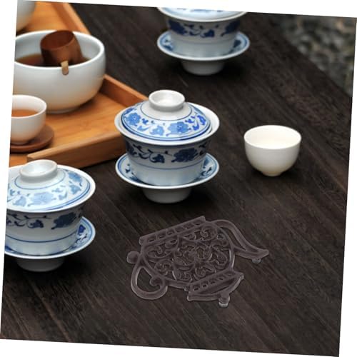 Cast Iron Teapot Shaped Trivet Heat Resistant Pad for Hot Dishes