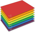 Cutting Board Mats Flexible Plastic Colored Mats with Food Icons