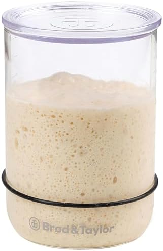 Brod & Taylor 32oz Sourdough Starter Jar with Lid