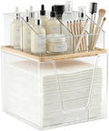 SPOSPO 2 in 1 Facial Towel Holder and Cosmetic Organizer