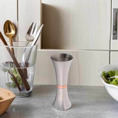 Stainless Steel Double Head Jigger 60ml 45ml Cocktail Measuring Cup