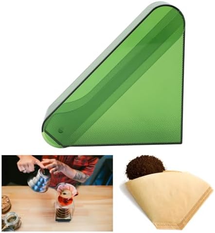 Plastic Coffee Filter Holder with Cover, Universal Coffee Filter