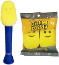 Scrub Daddy Dish Daddy Dish Wand and Refill Heads, Blue