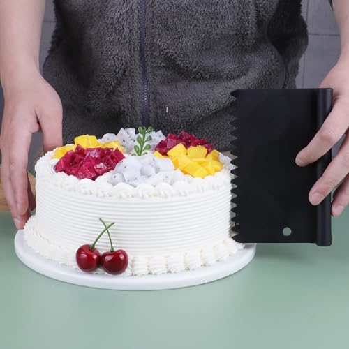 Suanyok Bench Dough Cutter-Flexible Plastic Bowl Scraper Kitchen