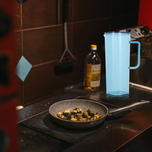 Acrylic Cold Water Pitcher 1200ml with Lid, Handle and Spout