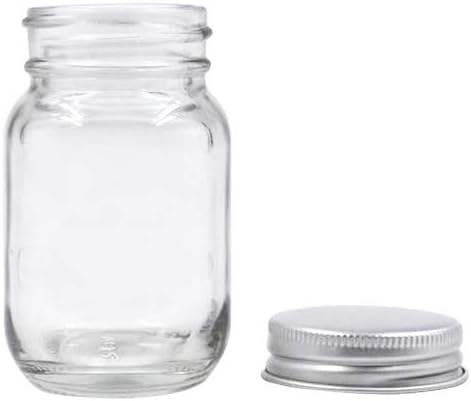 U Pack 2oz Mason Jar with Silver Lid - Image 2