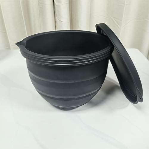 Collapsible Silicone Mixing Bowl Insert for KitchenAid Tilt-Head, with