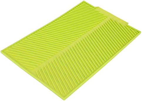 Kitchen Mat Dish Drying Rack Microfiber Tray Silicone Draining Mat