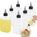 6 Pack Mini Squeeze Bottles for Liquids for Camping Kitchen, Camping
