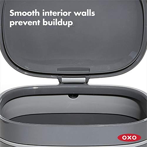 OXO Good Grips Compost Bin, Charcoal, 1.75 Gal