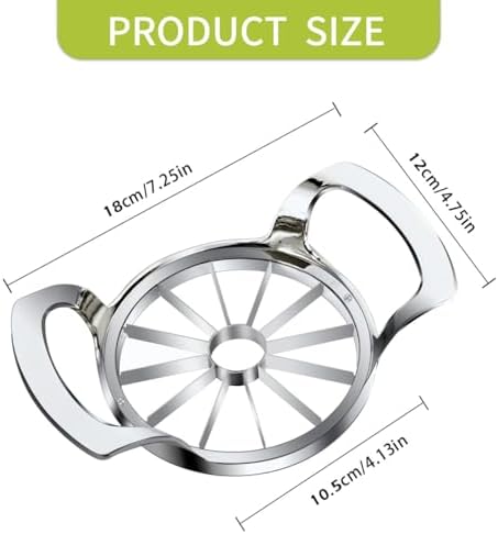 LIIGEMI 12-Blade Stainless Steel Apple Cutter