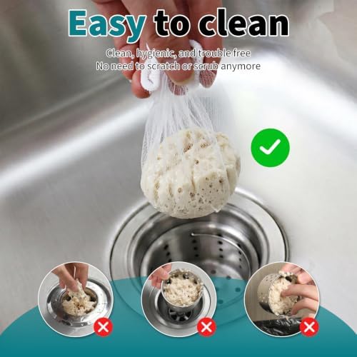 Mesh Sink Drain Cover, Sourdough Mesh Drain Covers, 400 Pack