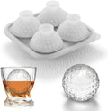 ACOOKEE Novelty Golf Gifts Ball Ice Maker Mold, 2.2" Large Sphere