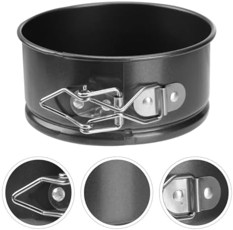 4pcs Mini round Cake Pan Set, Carbon Steel, Easy Release