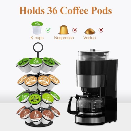 KIMIUP Coffee Pod Holder, K Cup Organizer Compatible with K-Cups