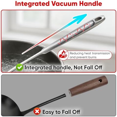 5 Pcs Newness Cooking Utensils Set, 304 Stainless Steel Kitchen