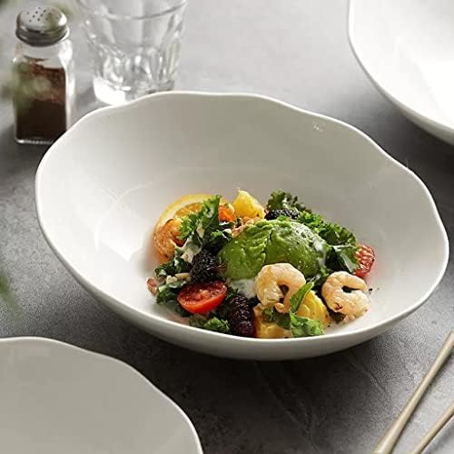 Chicken Salad Bowl Oblique Salad Bowl Vegetable and Fruit Plate Large