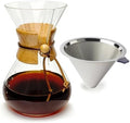 subjectthree Drip Coffee Pour Over Glass Coffee Maker, 8 Cup