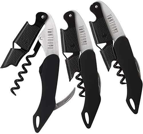 Vintorio Professional Waiters Corkscrew - Wine Key with Ergonomic
