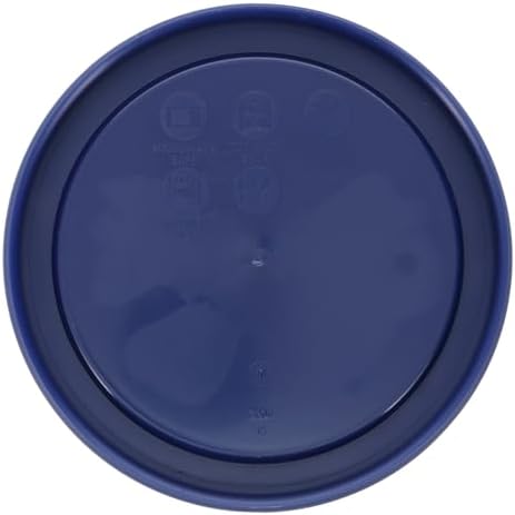 Pyrex 7200-PC (2-Cup) Blue Food Storage Lid (3-Pack) - Made in USA