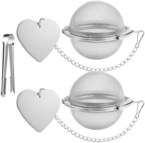 2 Pack Tea Infuser for Loose Leaf Tea, 2” Stainless Steel Tea Strainer