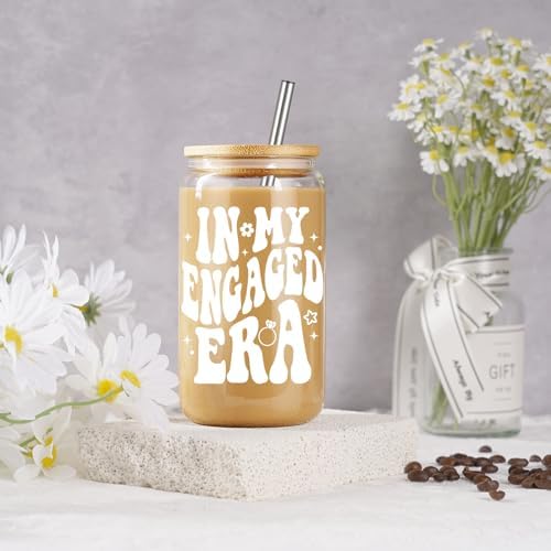 Coolife 16 oz Engaged Era Cup, Engagement Gifts for Women Her Fiance