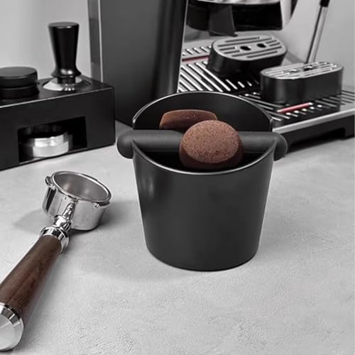 5 Inch Espresso Knock Box,Coffee Knock Box,with Espresso Tamper Mat