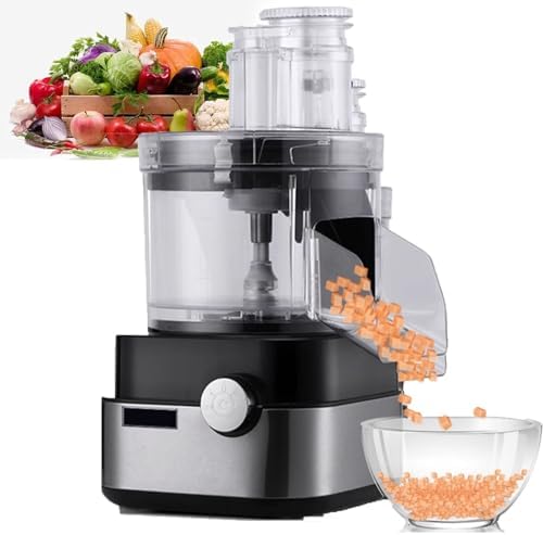 Commercial Vegetable Chopper, 5-in-1, 5L Bowl