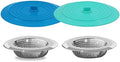 V-TOP Kitchen Drain Strainer Stopper 4 Pack, Universal 6 Inch Silicone