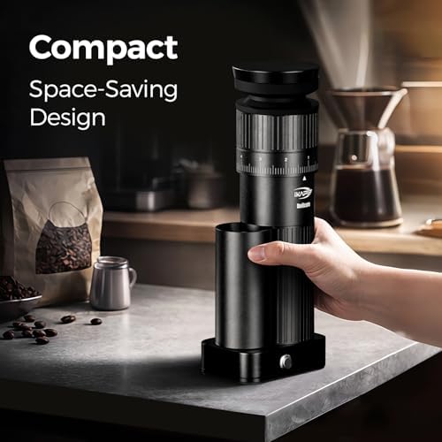 IKAPE Electric Coffee Grinder, 98 Grind Settings