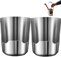 2-in-1 Stainless Steel Pot Lid and Spoon Holder Utensil Stand 2Pcs