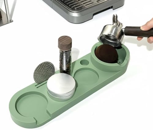 Coffee Slag Container Espresso Station Organizer Tamper Mat