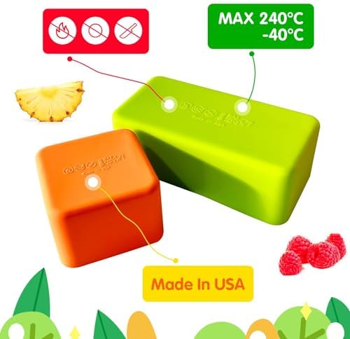 IELEK Silicone Lunch Box Dividers Reusable Non-Toxic, BPA Free