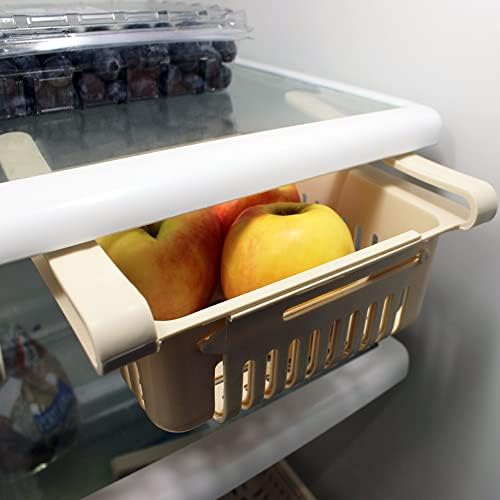 Fenzer Adjustable Drawer for Fridge Kitchen Organizer Adjustable
