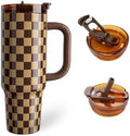 Insulated Tumbler with Straw | Double Wall Stainless Steel Travel Mug