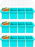 1 Cup Silicone Freezer Molds, Silicone Freezer Trays with Lid, 3-Pack