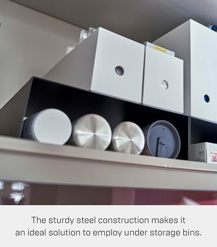 YAMAZAKI Home Tower Steel Under Cabinet Bottom Shelf Storage