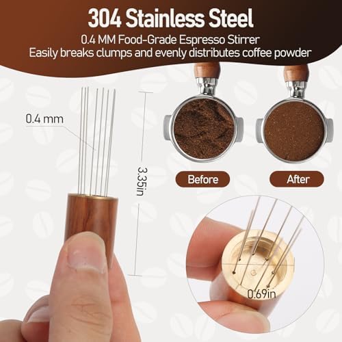 51mm Espresso Tamper Kit, Coffee Tamper Espresso Tools